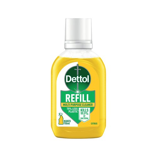 Dettol Multipurpose Clean Spray Refill Citrus 50ml (Pack of 15) 3276916