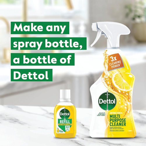 Dettol Multipurpose Clean Spray Refill Citrus 50ml (Pack of 15) 3276916