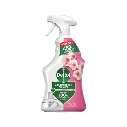 Dettol Multipurpose Cleaner Spray Cherry Bloom 1L Pack of 6 3350228