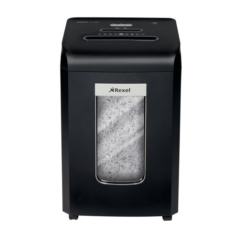 Rexel ProMax QS RSX1538 shreds up to 15 sheets (80 gsm) at a time into P-4 (4x40mm) cross-cut pieces, with a 38L bin which holds 675x A4 sheets. Capable of shredding staples, paper clips and credit cards, the ProMax makes it easy to release paper jams with the manual auto reverse/forward control feature.