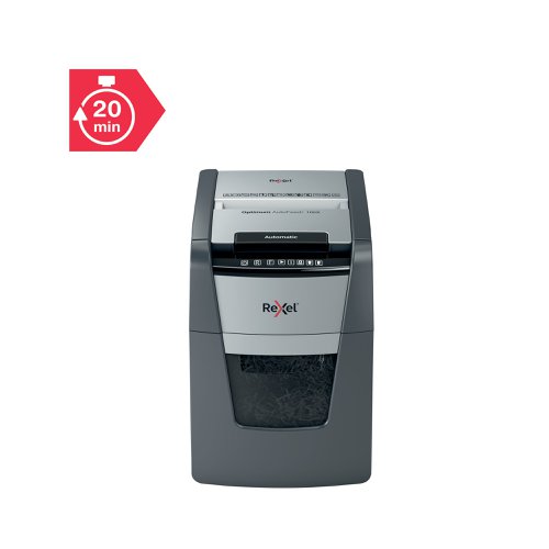 Rexel Optimum AutoFeed+ 100X Cross-Cut P-4 Shredder 2020100X