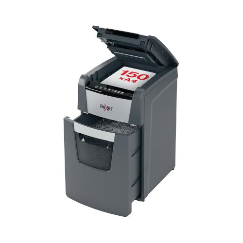 Rexel Optimum AutoFeed+ 150X Cross-Cut P-4 Shredder 2020150X Department & Office Shredders RM50465