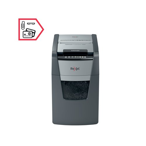 Rexel Optimum AutoFeed+ 150M Micro-Cut P-5 Shredder 2020150M Department & Office Shredders RM50468