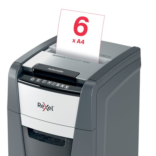 Rexel Optimum AutoFeed+ 150M Micro-Cut P-5 Shredder 2020150M Department & Office Shredders RM50468