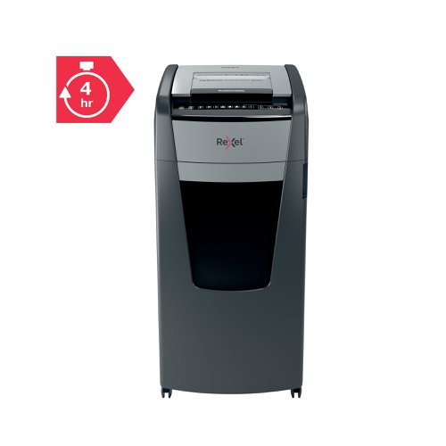 Rexel Optimum AutoFeed+ 600X Cross-Cut P-4 Shredder 2020600X | ACCO Brands