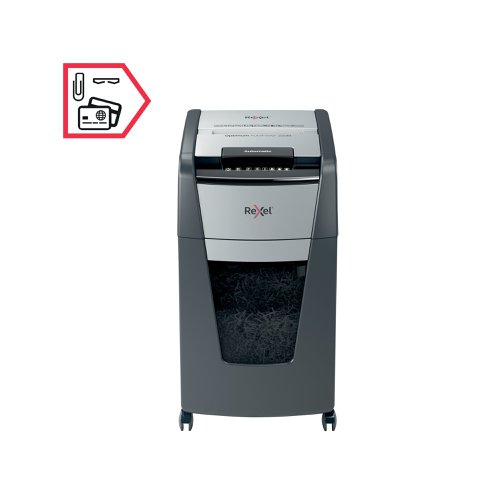 Rexel Optimum AutoFeed+ 225M Micro-Cut P-5 Shredder 2020225M