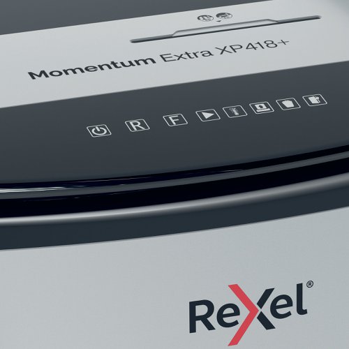 Rexel Momentum Extra XP418+ Cross-Cut Shredder 2021418XEU