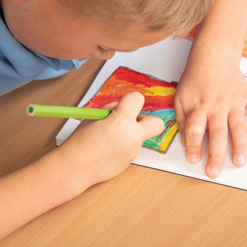 Triangular Colouring Pencils Half Length (Pack of 144) AR03226