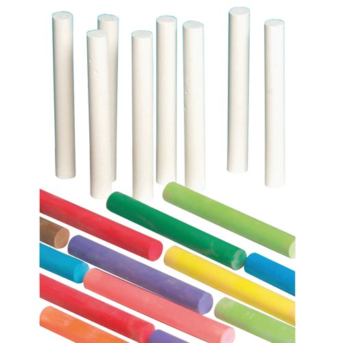 Chalk Sticks Assorted (Pack of 100) 017090