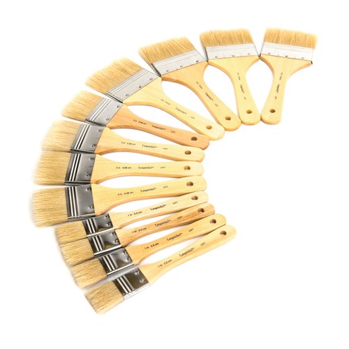 Bristle Hair Large Area Paint Brushes (Pack of 12) AR01303