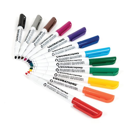 Fabric Markers Assorted (Pack of 24) AR02326