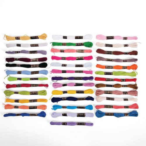 Standard Embroidery Cotton Assorted (Pack of 36) PC10120