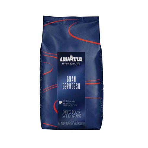 Lavazza Gran Espresso Beans 1kg Pack of 6 5000862