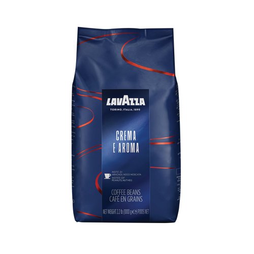Lavazza Crema E Aroma Espresso Beans 1kg Pack of 6 411230