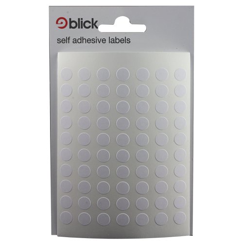 Blick White 8mm Round Label Bag (9800 Pack) RS000853