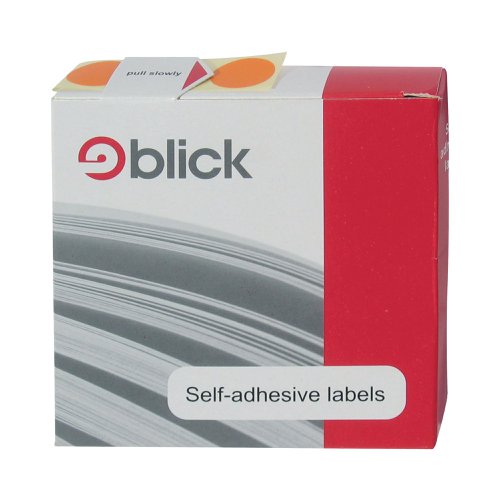 Blick Labels in Dispensers Round 19mm Blue (Pack of 1280) RS011453