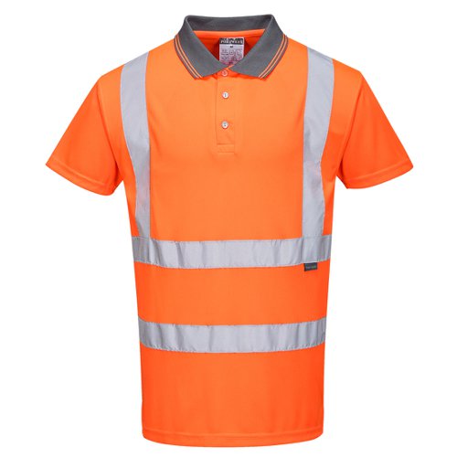 Portwest Hi Vis Polo Shirt S/S XS Orange