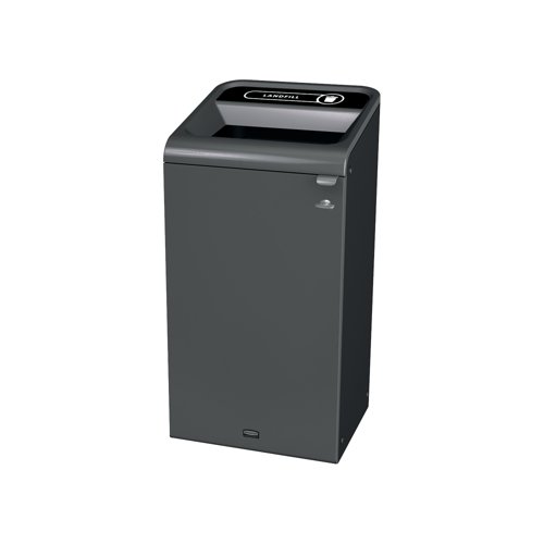 Rubbermaid Configure Container with Landfill Label 87L Black 2154757