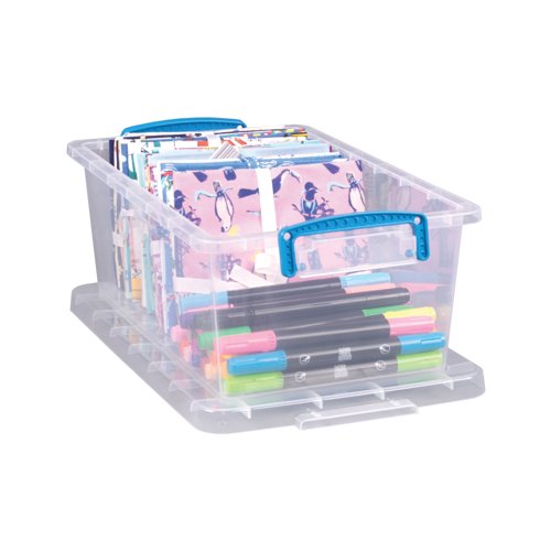 Really Useful Storage Box 5.3 Litre Clear Pack of 3 5.3C-PK3 - RUP79288 | Really Useful Products