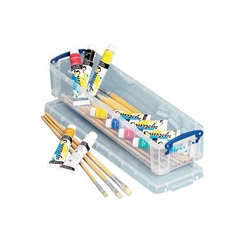 Really Useful Clear 1.5 Litre Pencil/Stationery Box 1.5C