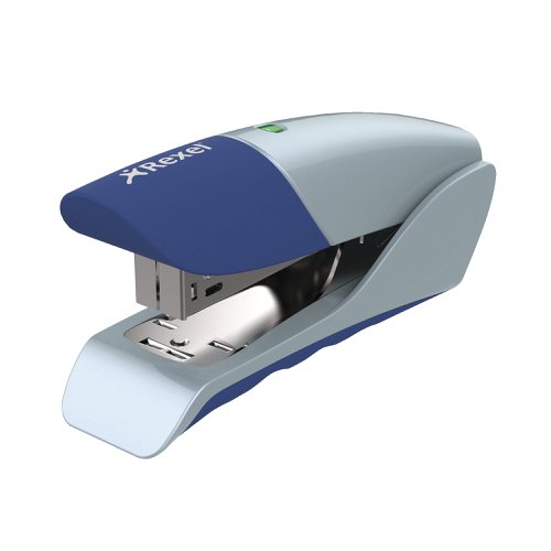 Rexel Gazelle Half Strip Stapler 20 Sheet Silver/Blue 2100011 | ACCO Brands