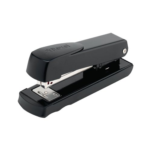 Rexel Meteor Half Strip Stapler 20 Sheet Black 2100019 | ACCO Brands