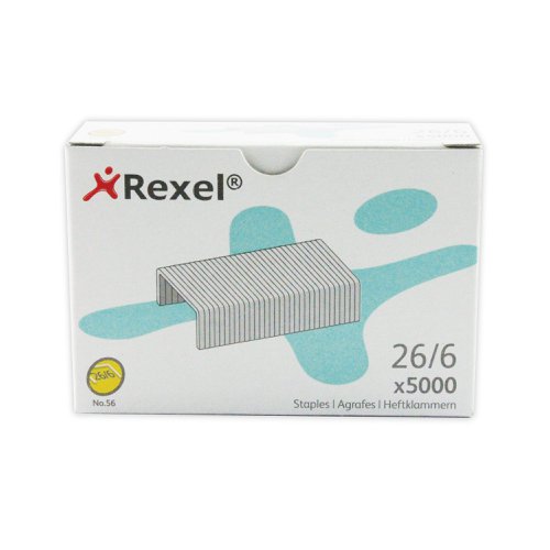 Rexel Choices No 56 Staples 6mm (Pack of 5000) 6025 | RX06025 | ACCO Brands