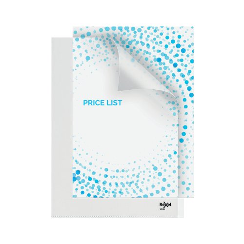 Rexel Nyrex Cut Back Folders A4 Clear (Pack of 25) 12121