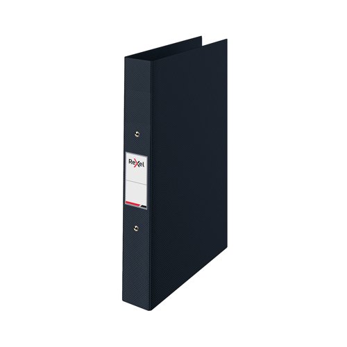 Rexel Ring Binder Choices 25mm 2-Ring A4 Black 2115563