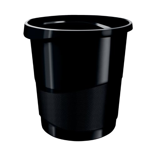 Rexel Choices Waste Bin 14 Litre Black 2115622