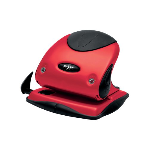 Rexel Choices P225 2 Hole Punch 25 Sheet Red 2115692