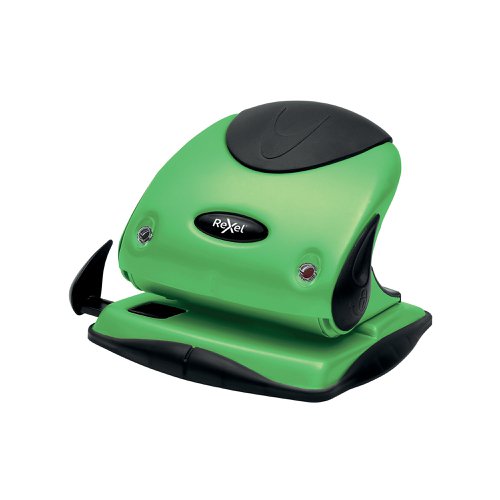 Rexel Choices P225 2 Hole Punch 25 Sheet Green 2115694