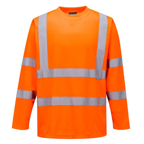 Portwest Hi Vis T-Shirt L/S M Orange POW27501