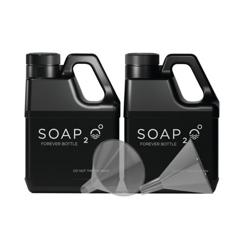 Forever Bottles with 2 Funnels 4 Litres (Pack of 2) S2O4LFBX2