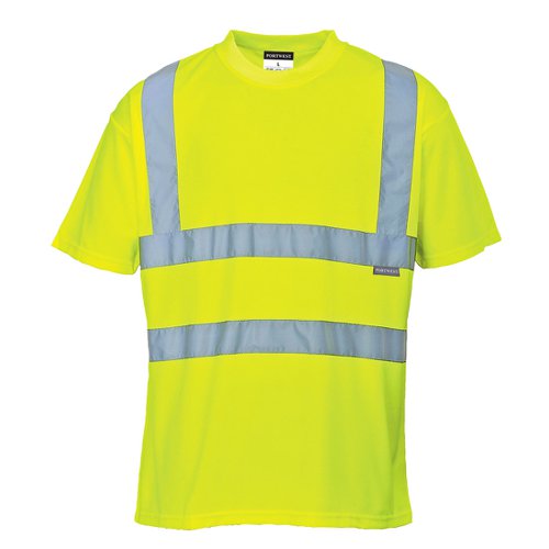 Portwest Hi Vis T-Shirt S/S 2XL Yellow | Portwest