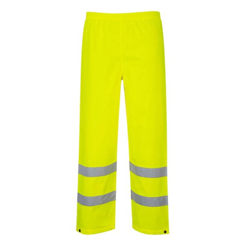 Portwest Hi Vis Rain Traffic Trousers S Yellow