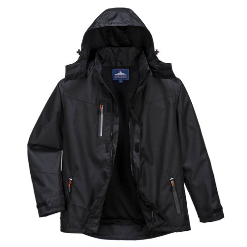 Portwest Outcoach Rain Jacket 4XL Blk