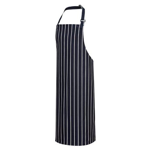 Portwest Butchers Apron Navy/White (Pack of 12)