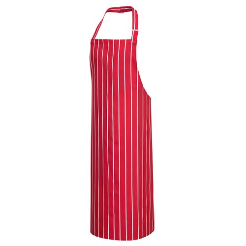 Portwest Butchers Apron Red/White (Pack of 12)