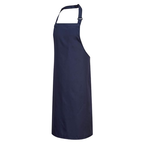 Portwest Polycotton Bib Apron Navy (Pack of 12)