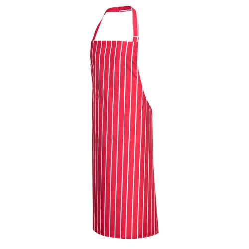 Portwest Waterproof Bib Apron Red (Pack of 12)