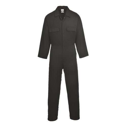 Portwest Euro Cotton Work Coverall XL Blk