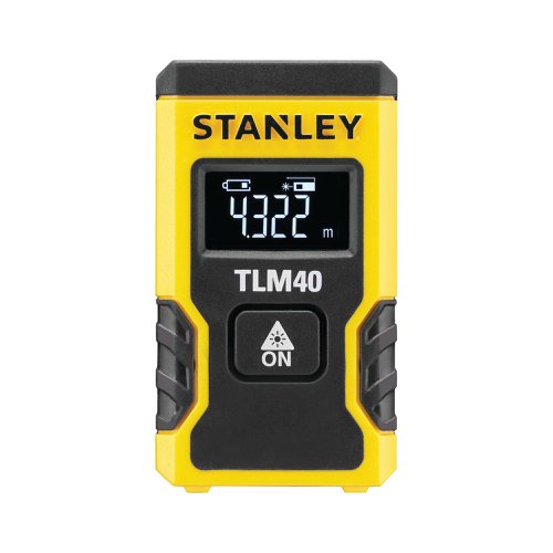 Stanley Pocket Laser Distance Measure 12m Yellow/Black stht77666-0