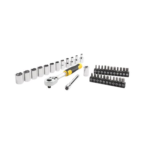 Stanley 37 Piece Compact Socket Set 25mm STMT82672-0 | SB82672 | Stanley