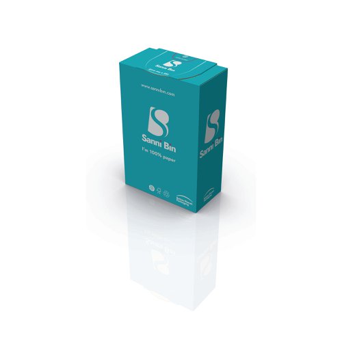 Sannibin Feminine Hygiene Flat Pack Disposal Bin (Pack of 10) SNB001