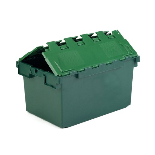 These storage boxes are the ideal choice to store items and ensure that they are protected from dirt and moisture throughout. The boxes are manufactured from strong and durable polypropylene with reinforced bases, making them extremely hard wearing and long lasting, ideal for use on a conveyor or for rough and heavy handed handling. The hinged lids fold down to be extremely sturdy and allow for up to 6 high stacking, while when open and empty they can next together.