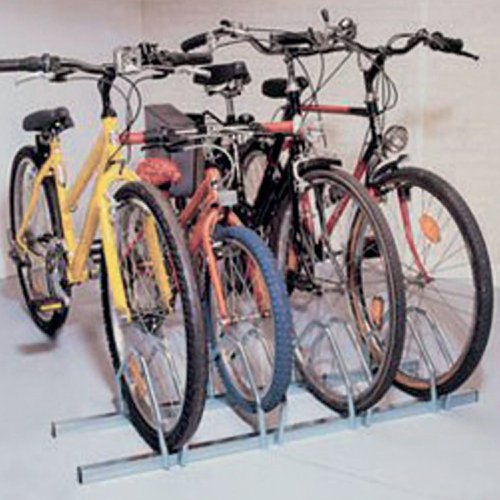 Cycle Rack 4 Bike Capacity Aluminium 309714