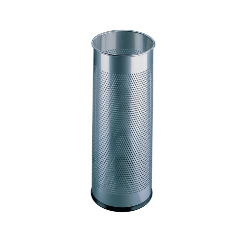 Umbrella/Waste Bin Perforated Silver 310253 | HC Slingsby PLC