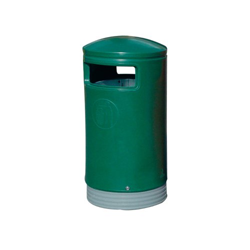 Outdoor Hooded Top Bin 75 Litre Green 321771 | HC Slingsby PLC