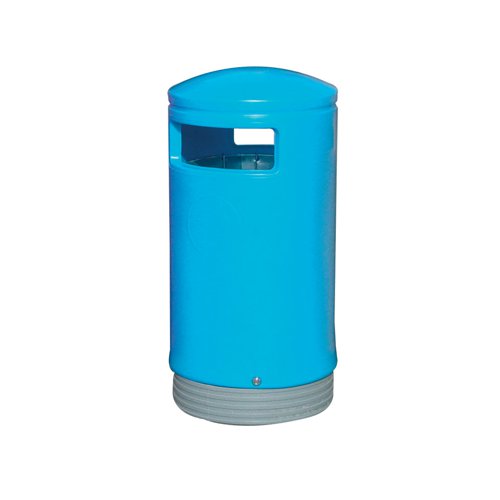 Outdoor Hooded Top Bin 75 Litre Blue 321772